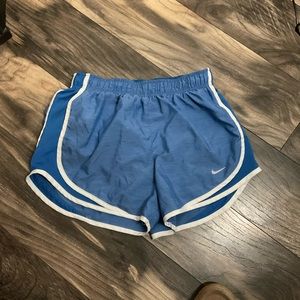 Blue Nike Track Shorts